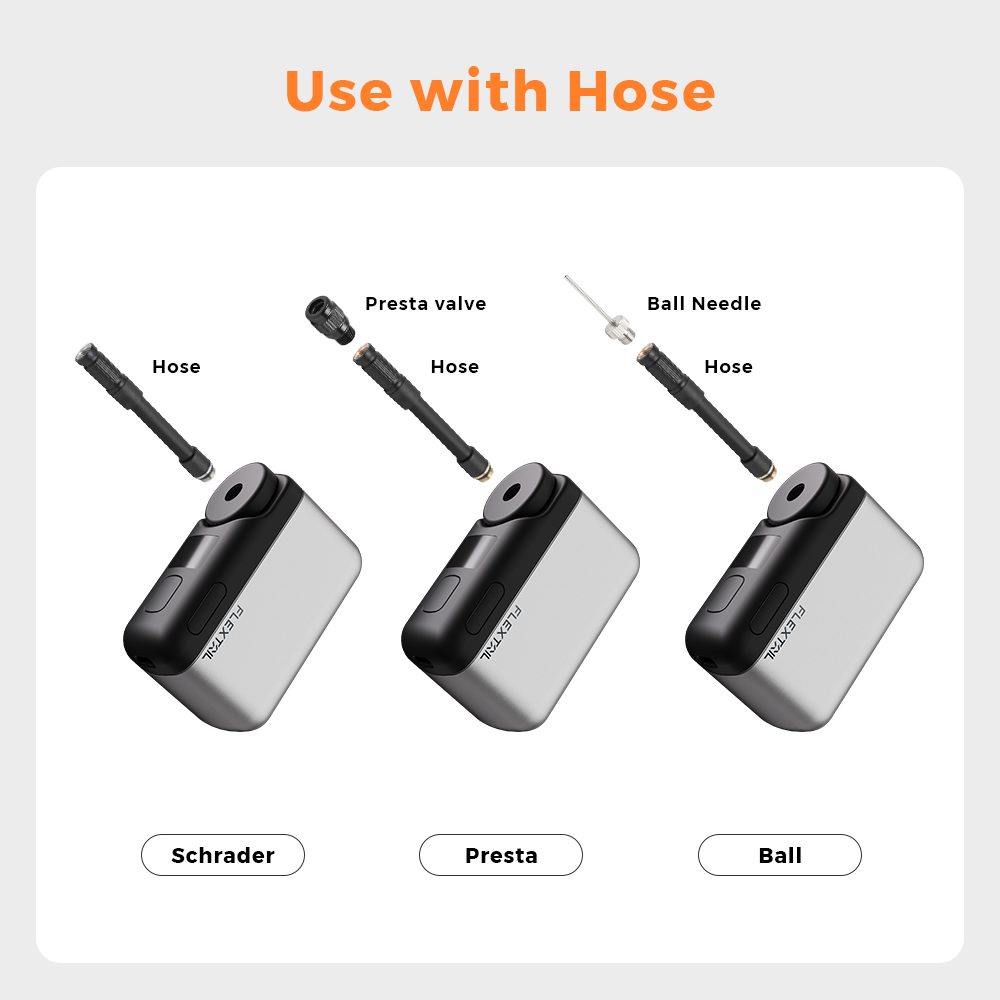 TINY BIKE PUMP PRO-120 PSI High Pressure and LED Display Electric Bike Pump