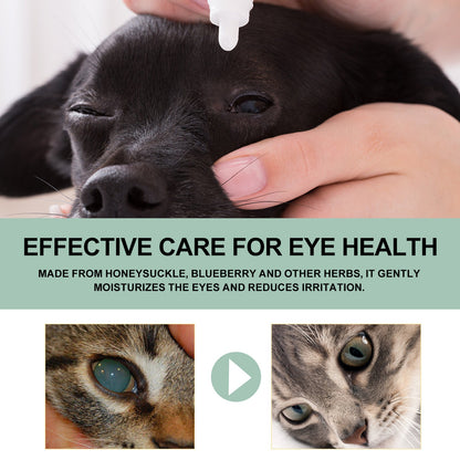 Eye Drops For Cats And Dogs, Pet Eye Clean Eye Care Drops For Tear Stains And Dirt
