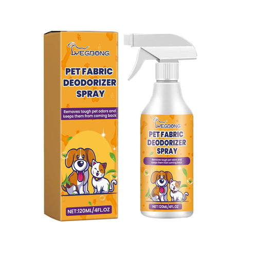 Pet Fabric Deodorizer Spray, Fresh Air Clean Pet Odors Indoor Air Fresh Long-Lasting Deodorant