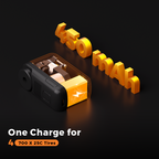 TINY BIKE PUMP PRO-120 PSI High Pressure and LED Display Electric Bike Pump