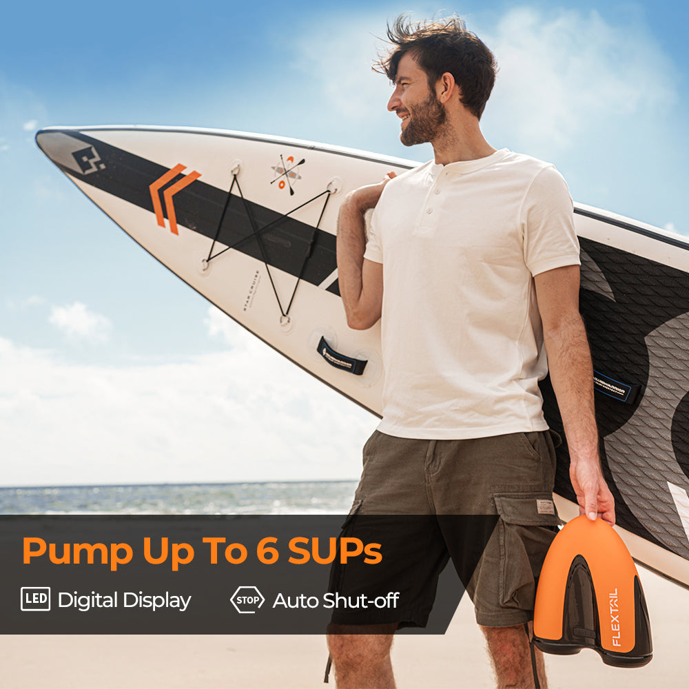 EVO SUP PUMP - 20PSI Cordless Rechargeable Air Pump for SUP & KITE