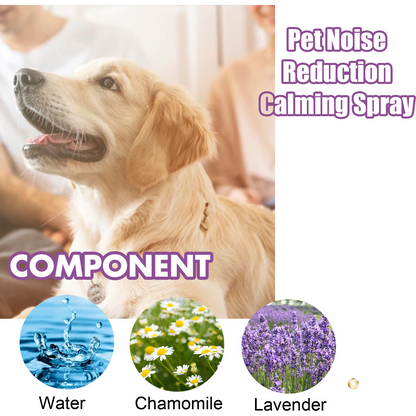 Pet Noise Reduction Calming Spray, Prevent Stress Soothe Pet Calm Mood Reduce Pet Noise Spray