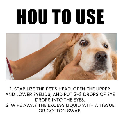 Eye Drops For Cats And Dogs, Pet Eye Clean Eye Care Drops For Tear Stains And Dirt