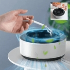 Electric ashtray with COMPLETE suction for air purification